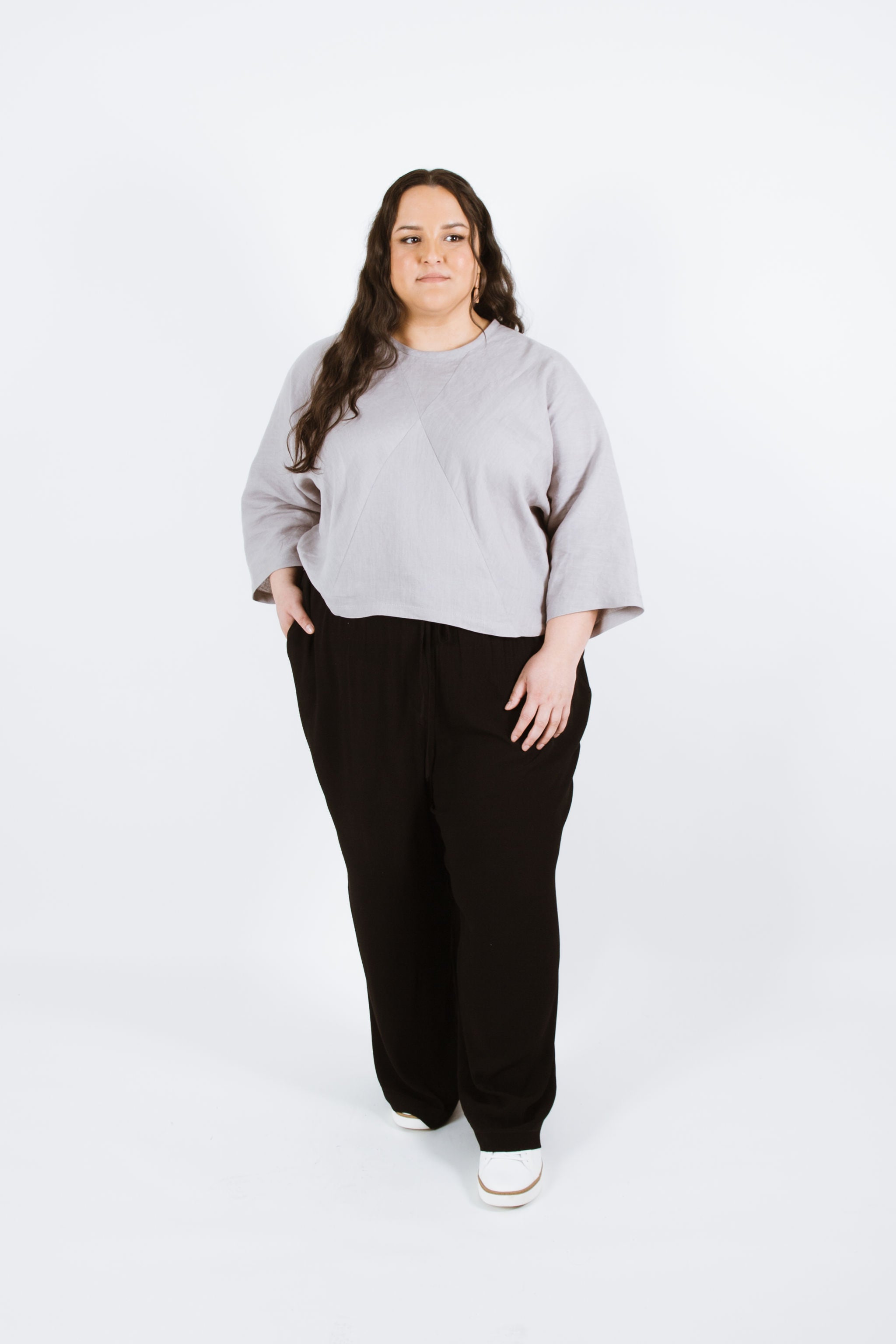 Pinnacle Curve Top / Sweater